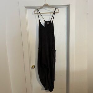 Free People Black Hot Shot Onesie XL